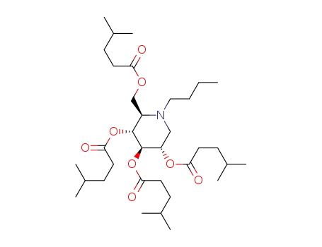 1,5-(Butylimino)-1,5-dideoxy-D-glucitol, tetra(4-methylpentanoate)