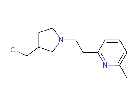 3-chloromethyl-N-[2-(6-methyl-pyrid-2-yl)-ethyl]-pyrrolidine