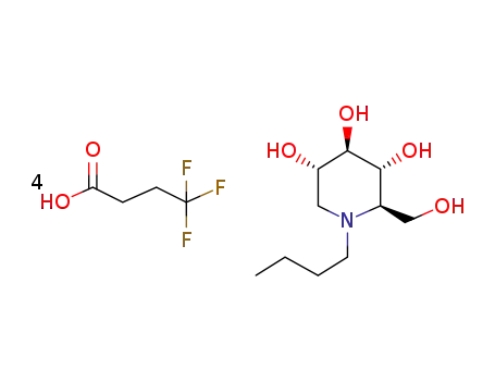 1,5-(Butylimino)-1,5-dideoxy-D-glucitol tetra(4,4,4-trifluorobutanoate)