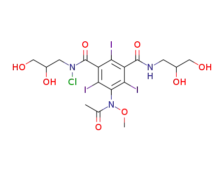 5-methoxyacetylamino-2,4,6-triiodoisophthalic acid (2,3-dihydroxypropyl)amide chloride