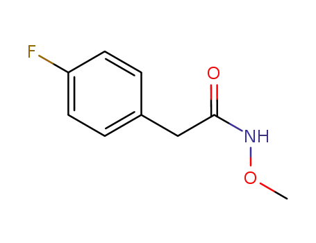 2-(4-fluorophenyl)-N-methoxyacetamide