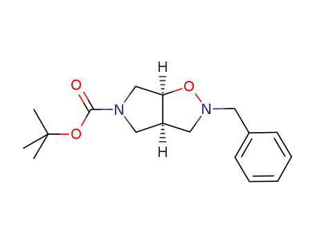 1,1-dimethylethyl-2-(phenylmethyl)hexahydro-5H-pyrrolo[3,4-d]isoxazole-5-carboxylate