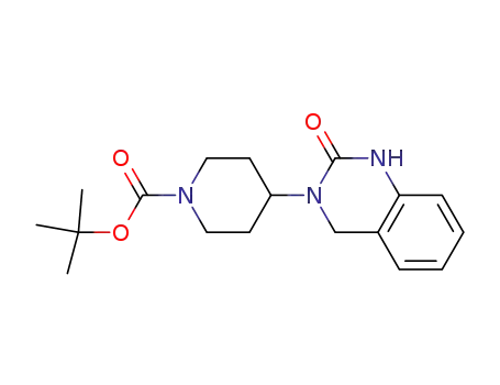 Molecular Structure of 960221-97-0 (tert-butyl 4-(2-oxo-1,2-dihydroquinazolin-3(4H)-yl)piperidine-1-carboxylate)