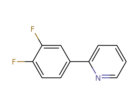 Molecular Structure of 387831-85-8 (Pyridine, 2-(3,4-difluorophenyl)-)