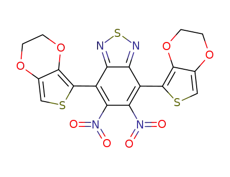 4,7-bis(2,3-dihydrothieno[3,4-b]dioxin-5-yl)-5,6-dinitrobenzo[c][1,2,5]thiadiazole