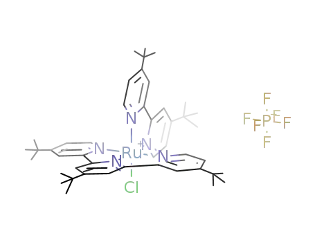 {(4,4',4''-tri-tert-butyl-2,2',2''-terpyridine)(4,4'-di-tert-butyl-2,2'-bipyridine)RuCl}PF6