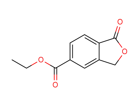 Molecular Structure of 23405-31-4 (ethyl 1,3-dihydro-1-oxoisobenzofuran-5-carboxylate)