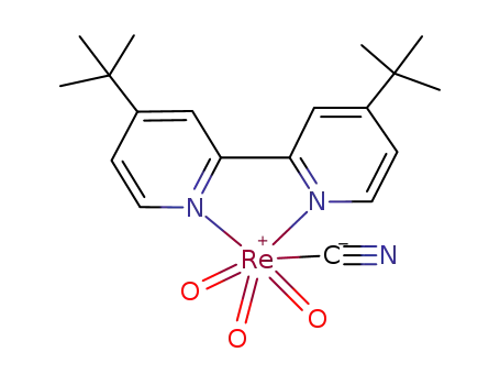(4,4'-bis(tert-butyl)-2,2'-bipyridine)cyano trioxorhenium(VII)