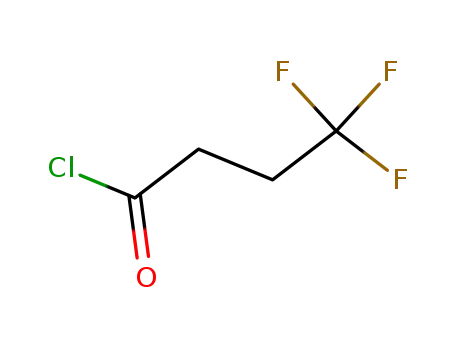 Molecular Structure of 406-91-7 (4,4,4-Trifluorobutanoyl chloride)