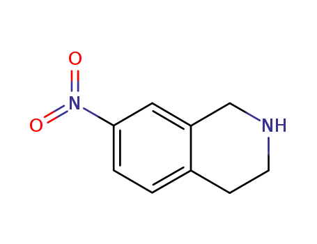 Molecular Structure of 42923-79-5 (7-NITRO-1,2,3,4-TETRAHYDRO-ISOQUINOLINE)