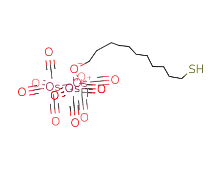 [Os3(CO)10(μ-H)(μ-O(CH2)11SH)]