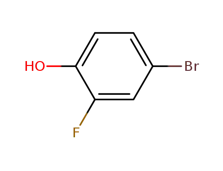 Molecular Structure of 2105-94-4 (4-Bromo-2-fluorophenol)