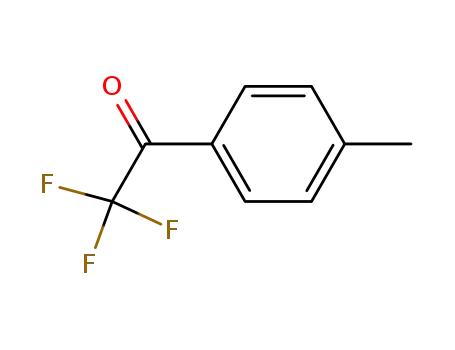 Molecular Structure of 394-59-2 (4-(TRIFLUOROACETYL)TOLUENE)