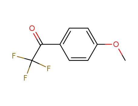 Molecular Structure of 711-38-6 (4'-METHOXY-2,2,2-TRIFLUOROACETOPHENONE)
