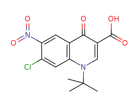 1-tert-butyl-7-chloro-1,4-dihydro-6-nitro-4-oxoquinoline-3-carboxylic acid
