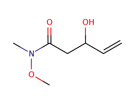 3-hydroxypent-4-enoic acid methoxymethylamide