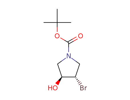 rac-trans-3-bromo-4-hydroxy-pyrrolidine-1-carboxylic acid tert-butyl ester