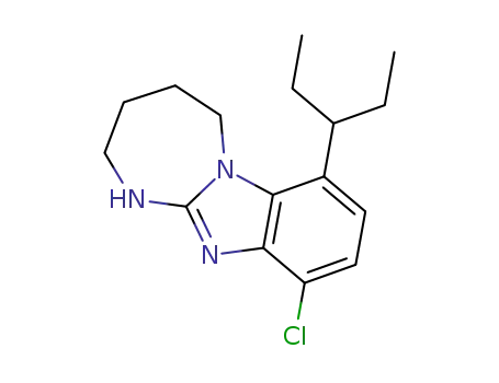 10-chloro-7-(1-ethylpropyl)-2,3,4,5-tetrahydro-1H-[1,3]diazepino[1,2-a]benzimidazole
