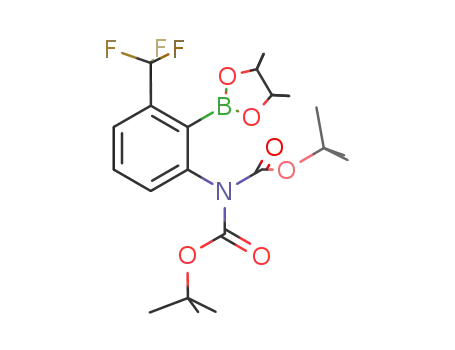 N,N'-di-tert-butyl-2-(4,4,5,5-tetramethyl-1,3,2-dioxaborolan-2-yl)-3-(trifluoromethyl)phenylcarbamate