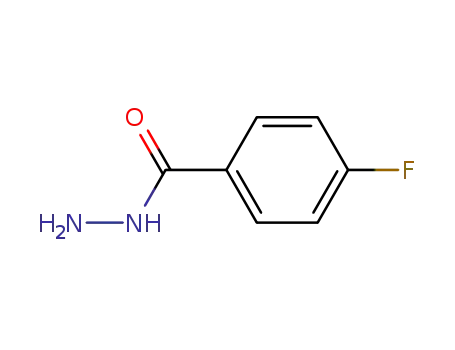 Molecular Structure of 456-06-4 (4-Fluorobenzhydrazide)