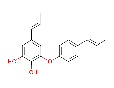 3-(4-((E)-prop-1-enyl)phenoxy)-5-((E)-prop-1-enyl)benzene-1,2-diol