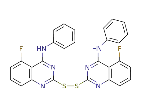 2,2'-dithiobis(5-fluoro-4-phenylaminoquinazoline)