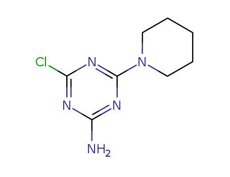4-Chloro-6-(1-piperidinyl)-1,3,5-triazin-2-ylamine