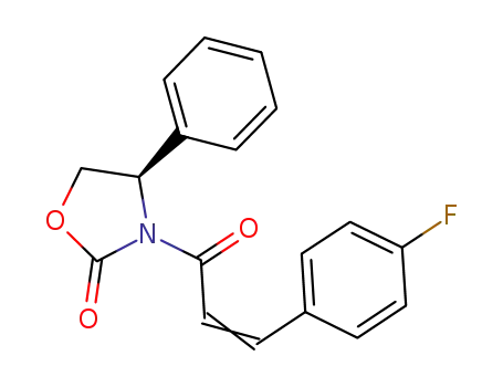 3-[3-(4-fluorophenyl)acryloyl]-(R)-4-phenyl-oxazolidin-2-one