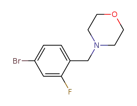 4-[(4-bromo-2-fluorophenyl)methyl]morpholine