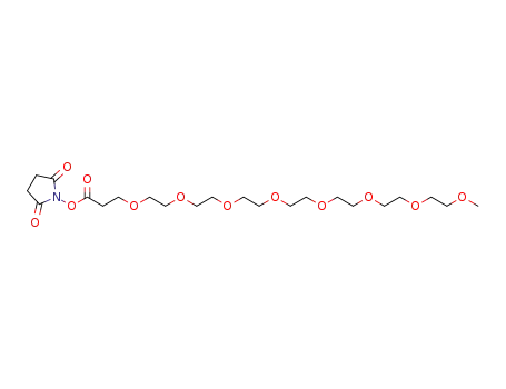 Molecular Structure of 756525-90-3 (MPEG7-NHS)