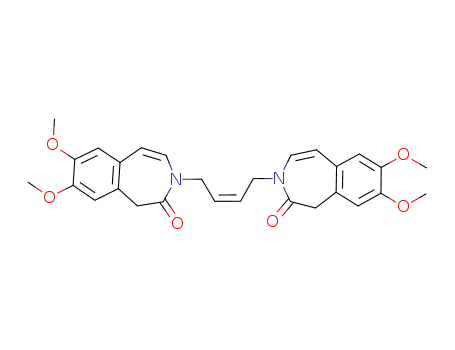 3,3'-((Z)-but-2-ene-1,4-diyl)bis(7,8-dimethoxy-1H-benzo[d]azepin-2(3H)-one)