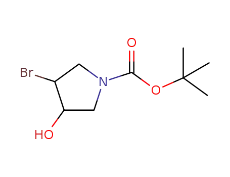 tert-butyl 3-bromo-4-hydroxypyrrolidine-1-carboxylate