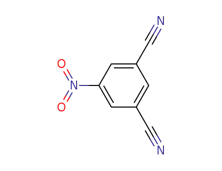 Molecular Structure of 33224-18-9 (3,5-DICYANONITROBENZENE)