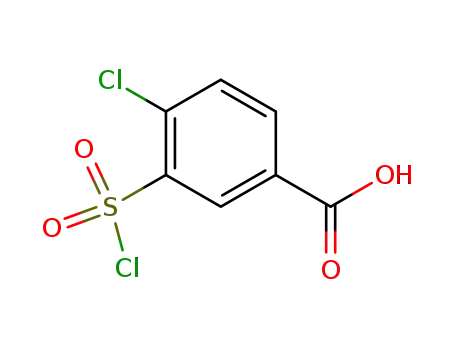 Benzoic acid,4-chloro-3-(chlorosulfonyl)-