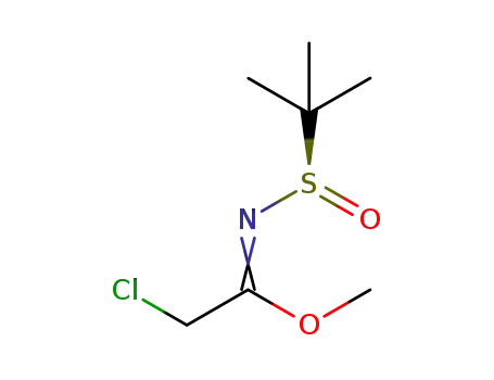 methyl (R(S))-tert-butanesulfinyl-2-chloroethanimidate