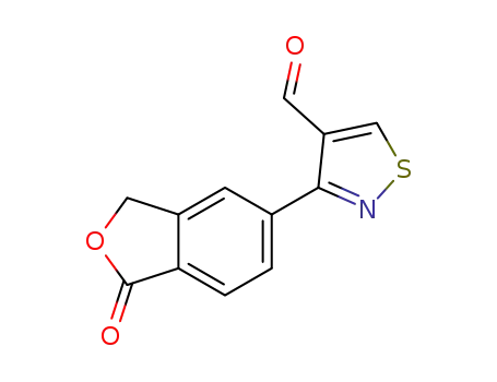 3-(1-oxo-1,3-dihydroisobenzofuran-5-yl)isothiazole-4-carbaldehyde