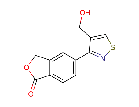 5-(4-(hydroxymethyl)isothiazol-3-yl)isobenzofuran-1(3H)-one