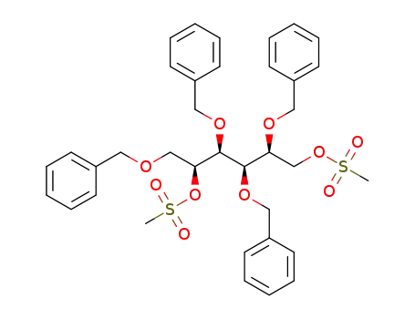 (2S,3R,4S,5S)-2,3,4,6-tetrakis(benzyloxy)hexane-1,5-diyldimethanesulfonate