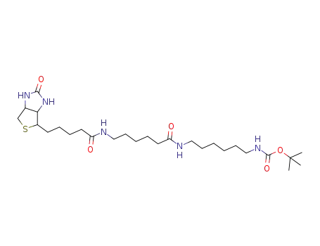(6-{6-[5-(2-oxo-hexahydro-thieno[3,4-d]imidazol-4-yl)-pentanoylamino]-hexanoylamino}-hexyl)-carbamic acid tert-butyl ester