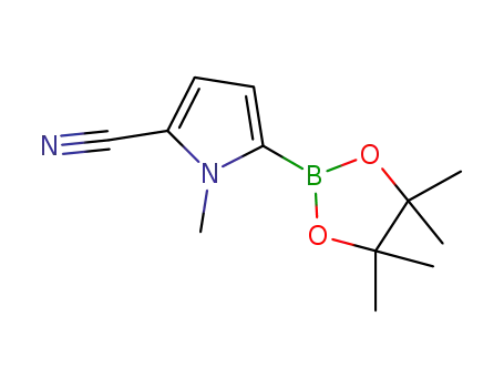 1-methyl-5-(4,4,5,5-tetramethyl-1,3,2-dioxaborolan-2-yl)-1Hpyrrole-2-carbonitrile