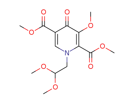 1-(2,2-dimethoxy-ethyl)-3-methoxy-4-oxo-1,4-dihydro-pyridine-2,5-dicarboxylic acid dimethyl ester