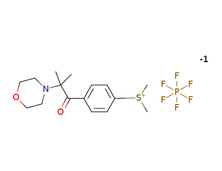 dimethyl-[4-(2-methyl-2-morpholino-propanoyl)phenyl]sulfonium hexafluorophosphate