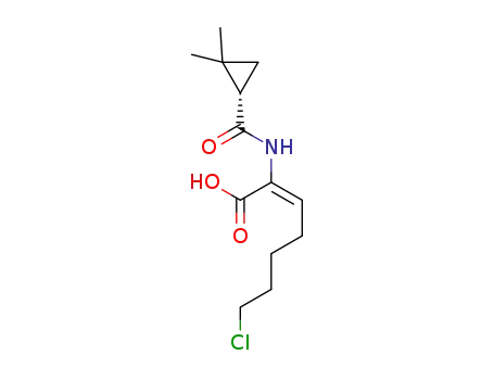 (E)-7-chloro-2[[(1S)-2,2-dimethyl cyclopropane]carboxamide]-2-heptenoic acid