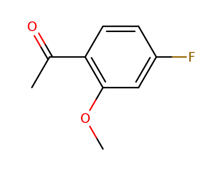 Molecular Structure of 51788-80-8 (4-FLUORO-2-METHOXYACETOPHENONE)