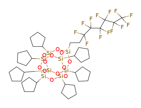 heptacyclopentyl(3,3,3-tridecafluoro-1,1,2,2-tetrahydrooctyl)-T8-silsesquioxane