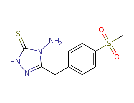 4-amino-5-[4-(methylsulfonyl)benzyl]-2,4-dihydro-3H-[1,2,4]-triazole-3-thione