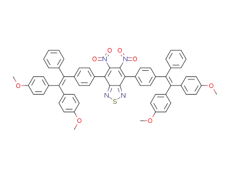 4,7-bis(4-(2,2-bis(4-methoxyphenyl)-1-phenylvinyl)phenyl)-5,6-dinitrobenzo[c][1,2,5]thiadiazol