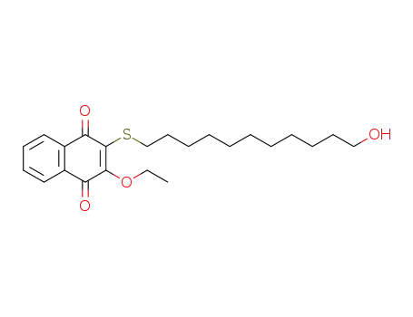 2-((11-undecanol)sulphanyl)-3-ethoxy-1,4-naphthoquinone