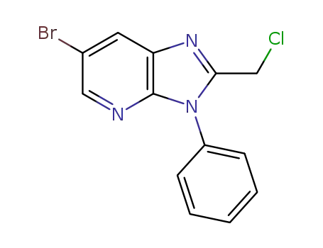 6-bromo-2-(chloromethyl)-3-phenyl-3H-imidazo[4,5-b]pyridine