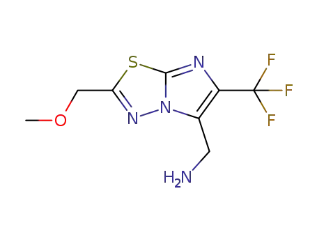 1-[2-(methoxymethyl)-6-(trifluoromethyl)imidazo[2,1-b][1,3,4]thiadiazol-5-yl]methanamine